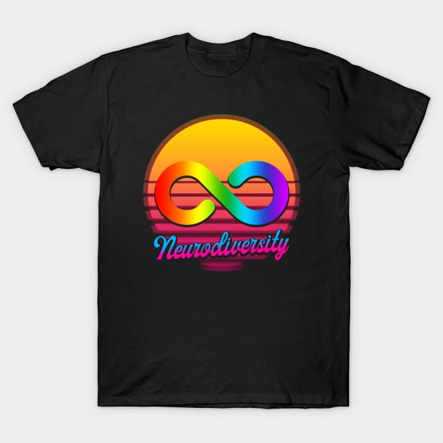 Retro Neurodiversity T-Shirt by Luna Illustration